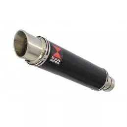 Ninja 650 2017 Decata Passage Bas Ligne complète + Silencieux GP Rond Noir en Inox 350mm