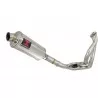 Ninja 650 2017 Decata Passage Bas Ligne complète + Silencieux Ovale en Inox 300mm