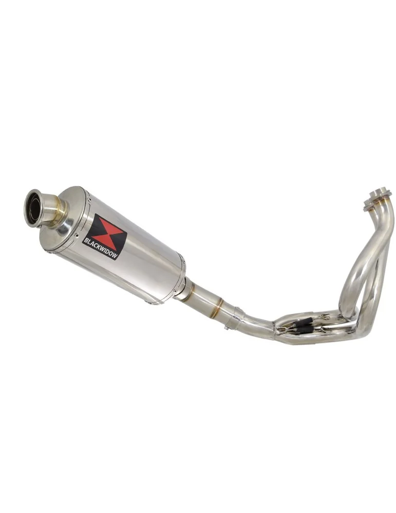 Kawasaki Z-650 2017 - 2021 Decata Passage Bas Ligne complète + Silencieux Ovale en Inox 300mm