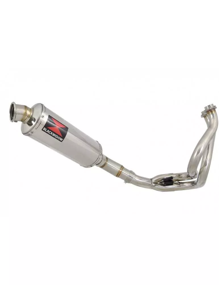 Kawasaki Z-650 2017 - 2021 Decata Passage Bas Ligne complète + Silencieux Rond en Inox 300mm