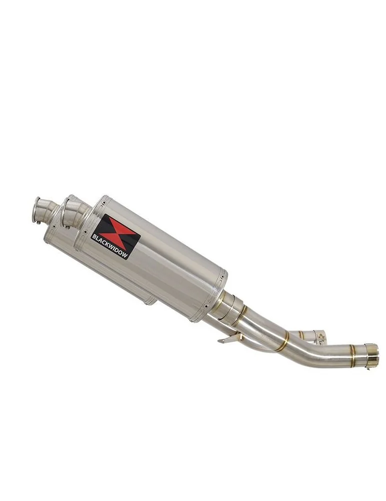 KAWASAKI Z1000 ZR1000A 2003 04 05 06 4-2 Silencieux Ovale Silencieux En Inox 300mm