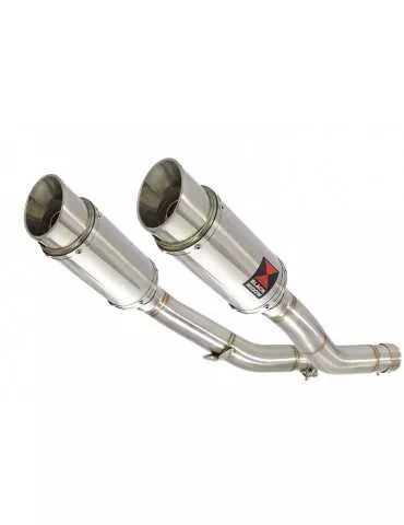 KAWASAKI Z1000 ZR1000A 2003 04 05 06 4-2  Silencieux Rond Silencieux En Inox 200mm