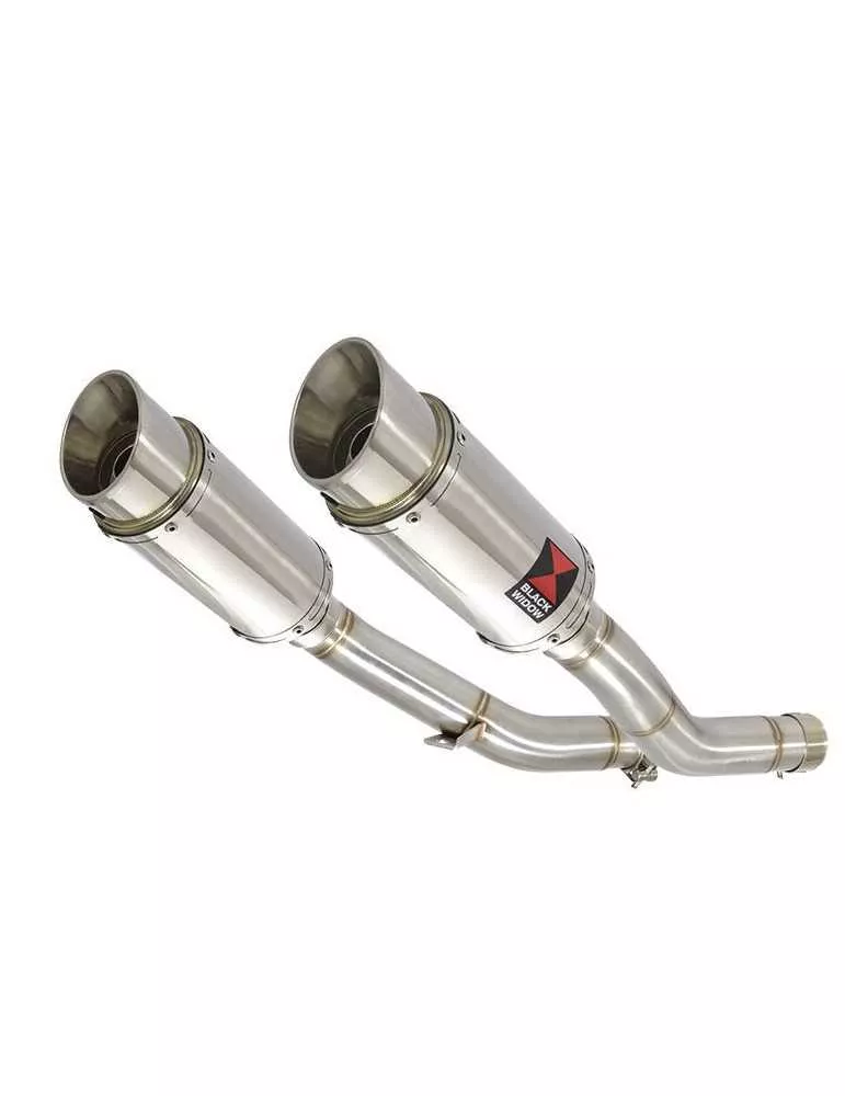 KAWASAKI Z1000 ZR1000A 2003 04 05 06 4-2  Silencieux Rond Silencieux En Inox 200mm