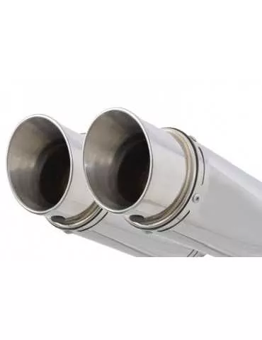 KAWASAKI Z1000 ZR1000A 2003 04 05 06 4-2  Silencieux Rond Silencieux En Inox 200mm