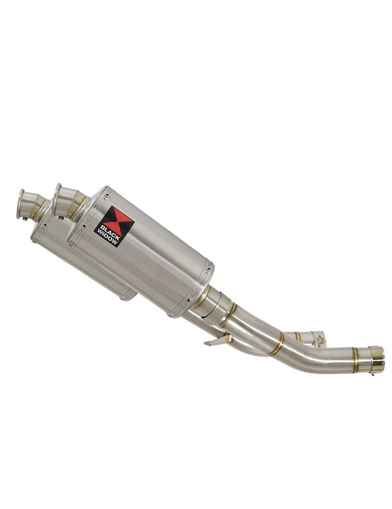 KAWASAKI Z1000 ZR1000A 2003 04 05 06 4-2  Silencieux Ovale Silencieux En Inox 230mm