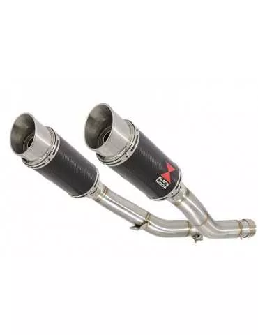 KAWASAKI Z1000 ZR1000A 2003 04 05 06 4-2 Silencieux Rond En Carbone 200mm