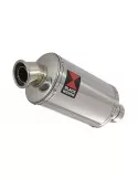 Z750 ZR750 Z750S 04 05 06 Tube de raccord et Silencieux Ovale En Inox 230mm