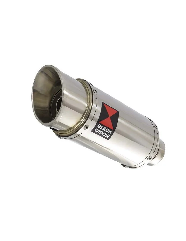 Z750 ZR750 Z750S 04 05 06 Tube de raccord et Silencieux Rond En Inox 200mm