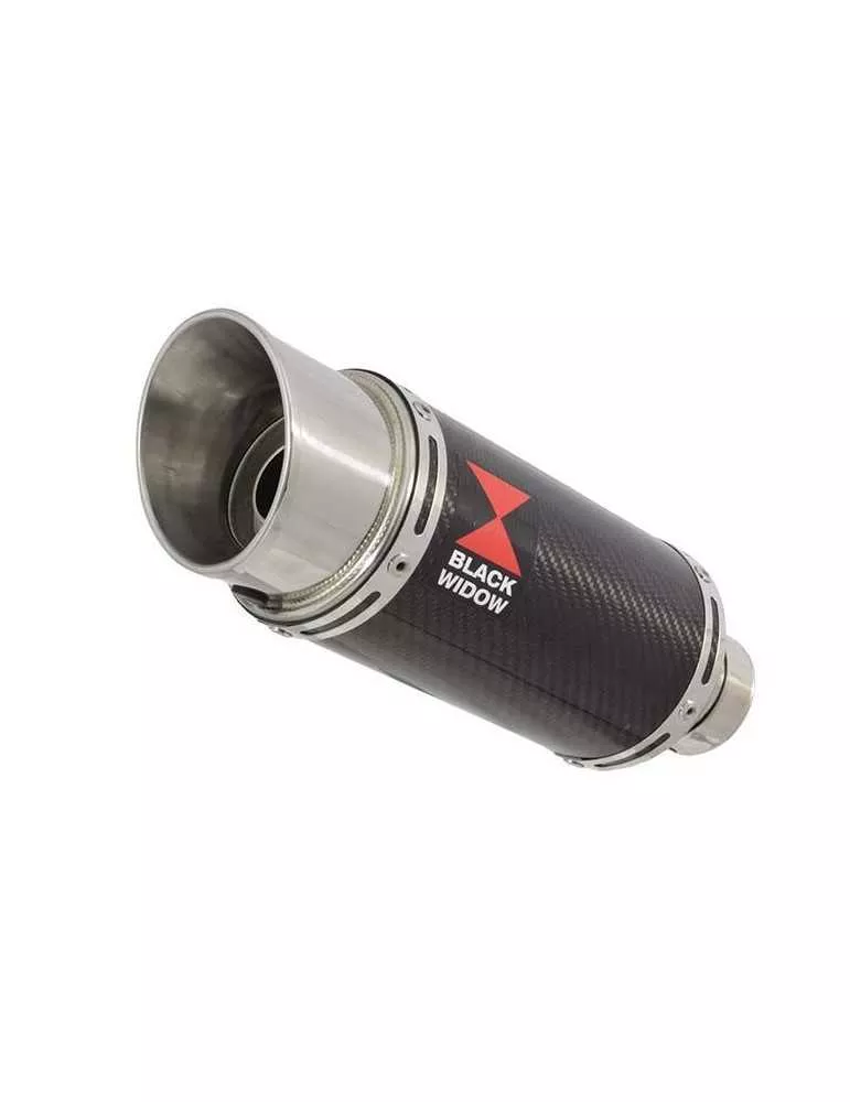 Z750 ZR750 Z750S 04 05 06 Tube de raccord et Silencieux Rond En Carbone 200mm