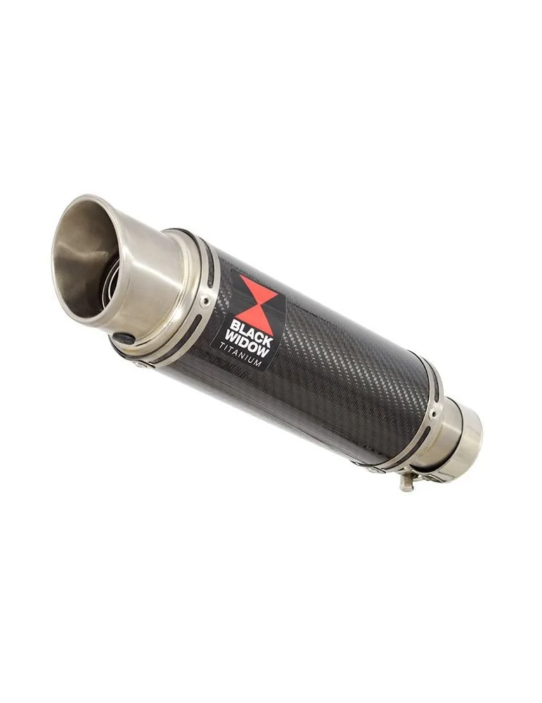 Z750 Z750R Z750L 07-14 Tube de raccord et Silencieux GP Rond En Carbone + Canule en Titane 230mm