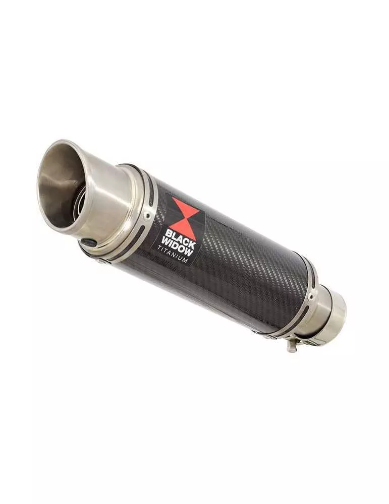 Z750 Z750R Z750L 07-14 Tube de raccord et Silencieux GP Rond En Carbone + Canule en Titane 230mm