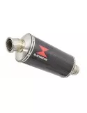 Z750 Z750R Z750L 07-14 Tube de raccord et Silencieux Ovale En Carbone 300mm