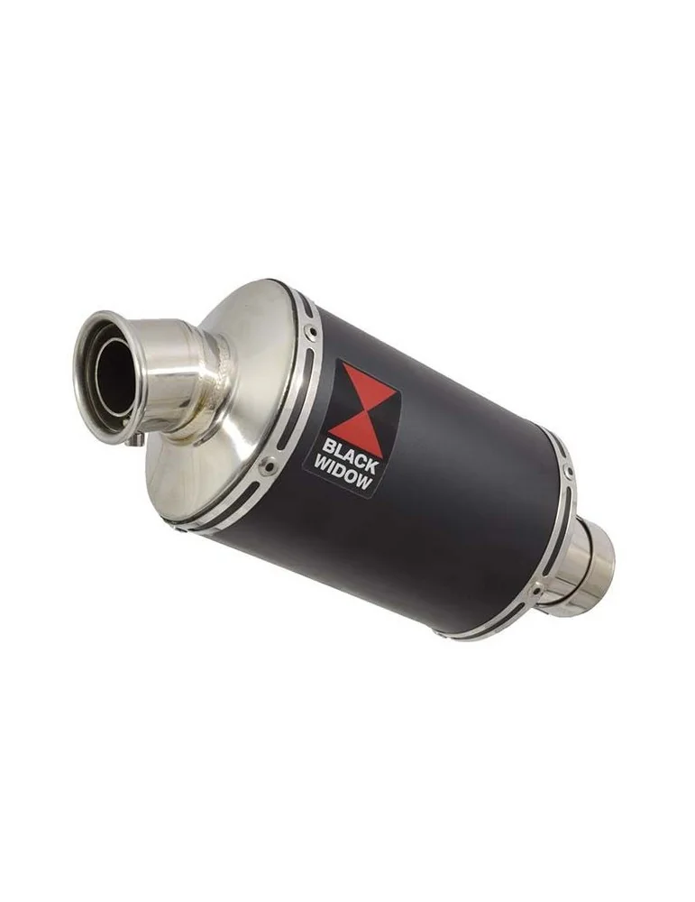 Z750 Z750R Z750L 07-14 Tube de raccord et Silencieux Ovale Noir En Inox 230mm