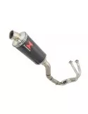 Ninja 650 2017 Decata Passage Haut Ligne complète + Silencieux Ovale En Carbone 300mm