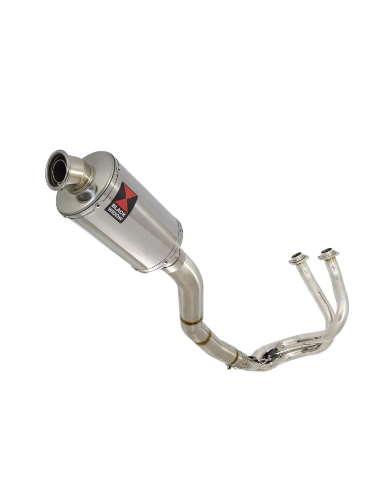 Ninja 650 2017 Decata Passage Haut Ligne complète + Silencieux Ovale en Inox 230mm