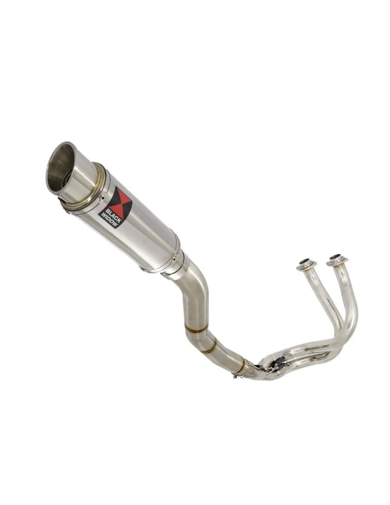 Ninja 650 2017 Decata Passage Haut Ligne complète + Silencieux GP Rond en Inox 230mm