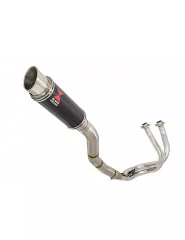 Ninja 650 2017 Decata Passage Haut Ligne complète + Silencieux GP Rond En Carbone 230mm