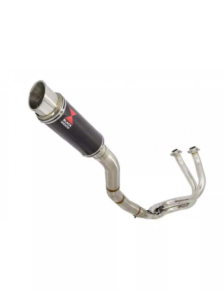 Ninja 650 2017 Decata Passage Haut Ligne complète + Silencieux GP Rond En Carbone 230mm