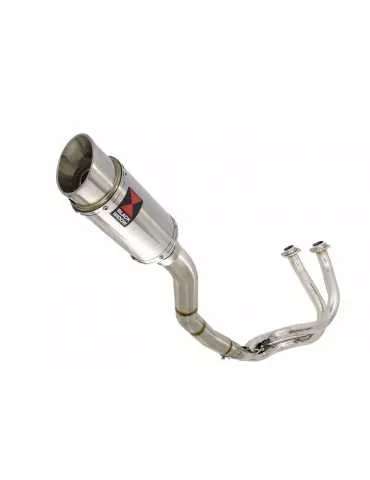 Ninja 650 2017 Decata Passage Haut Ligne complète + Silencieux Rond en Inox 200mm