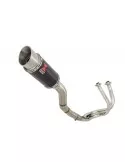 Ninja 650 2017 Decata Passage Haut Ligne complète + Silencieux Rond En Carbone 200mm