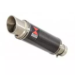 Ninja 650 2017 Decata Passage Bas Ligne complète + Silencieux GP Rond En Carbone + Canule en Titanium 230mm