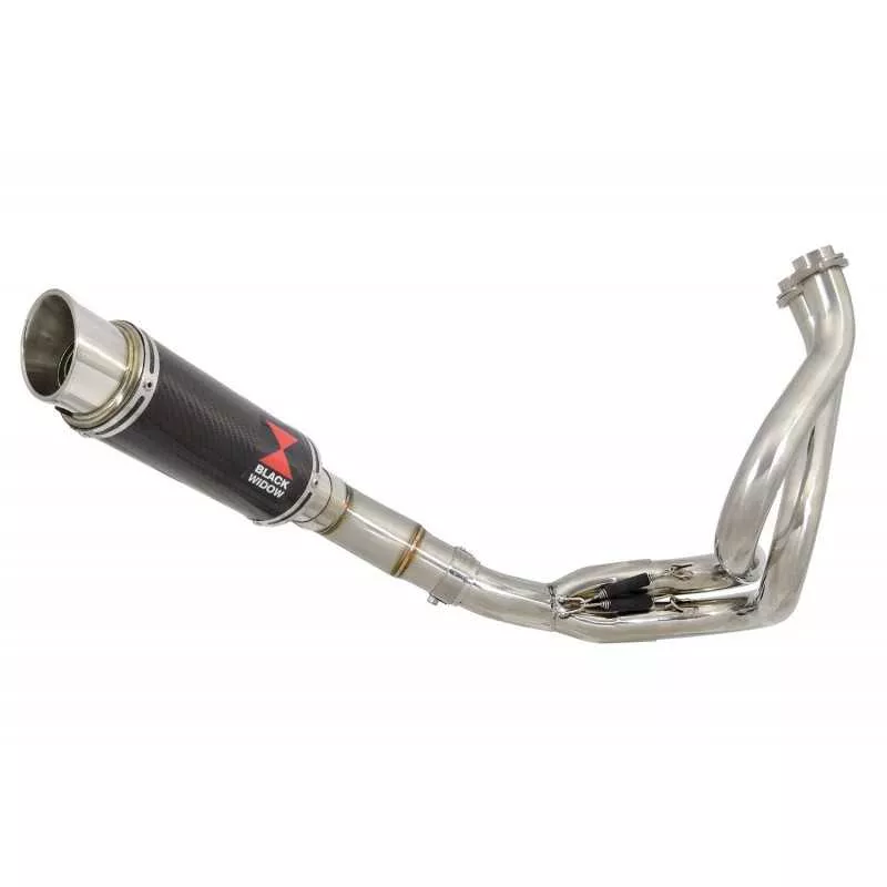 KLE 650 VERSYS 2015 - 2017 De Cat Ligne complètes + GP Rond En Carbone Silencieux 230mm