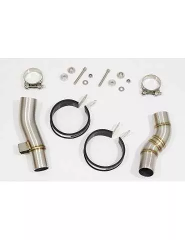 Z1000 2010-2017   4-2 Tube de raccords & Silencieux Rond GP Style En Carbone 360mm