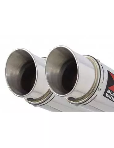 Z1000 2010-2017  4-2 Tube de raccords & Silencieux Rond GP Style En Inox 230mm