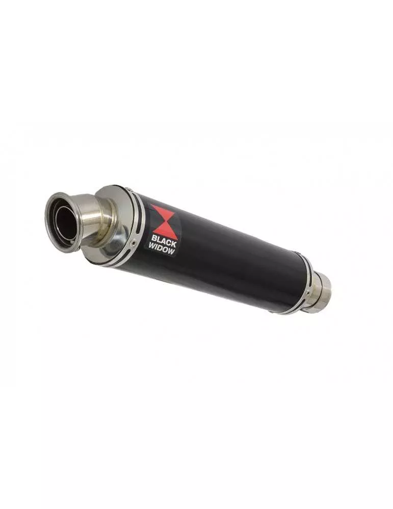 Z1000 2010-2017 4-1 Decata Ligne complète / Silencieux Rond Noir En Inox 350mm