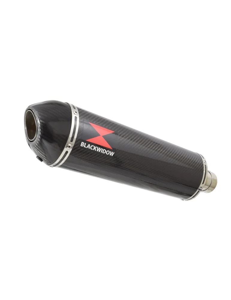 Z1000 2010-2017 4-1 Decata Ligne complète / Silencieux Ovale En Carbone + Canule En Carbone 400mm