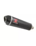 Z1000 2010-2017 4-1 Decata Ligne complète / Silencieux Ovale En Carbone + Canule En Carbone 400mm