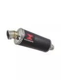 Z1000 2010-2017 4-1 Decata Ligne complète / Silencieux Rond Noir En Inox 300mm