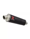 Z1000 2010-2017 4-1 Decata Ligne complète / Silencieux Ovale Noir En Inox 400mm
