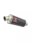 Z1000 2010-2017 4-1 Decata Ligne complète / Silencieux Ovale En Carbone 300mm