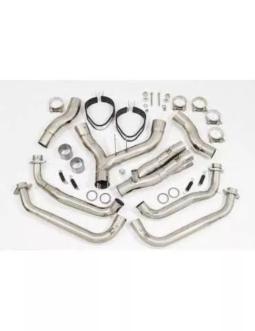 Z1000 2010-2017 4-2 Decata Ligne complète / Silencieux Hexagonale En Carbone 300mm