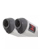 Z1000 2010-2017 4-2 Decata Ligne complète / Silencieux Ovale En Inox & Canule En Carbone 300mm