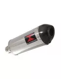 R1150 GS Echappement Sport tube de raccord et Ovale Silencieux En Inox + carbon tip 300mm