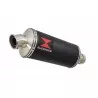 Z1000 2010-2017 4-1 Decata Ligne complète / Silencieux Ovale Noir En Inox 300mm