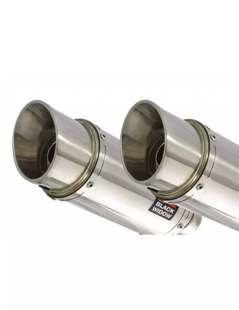 Z1000 2010-2017 4-2 Decata Ligne complète / Silencieux Rond En Inox 200mm