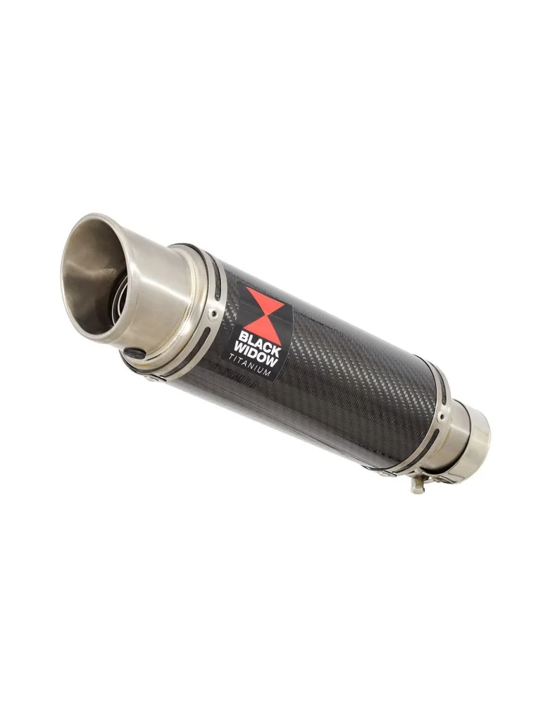 Z1000 2010-2017 4-1 Decata Ligne complète / Silencieux Rond En Carbone + Canule en Titane 230mm