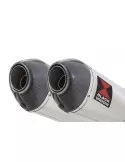 Z1000 2010-2017 4-2 Decata Ligne complète / Silencieux Rond En Inox & Canule En Carbone 200mm