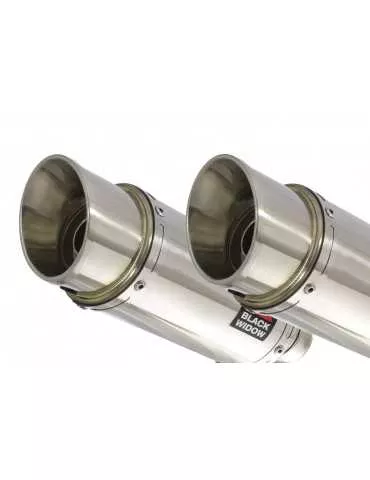 Z1000 2010-2017 4-2 Tube de raccords & Silencieux Rond GP Style En Inox 200mm