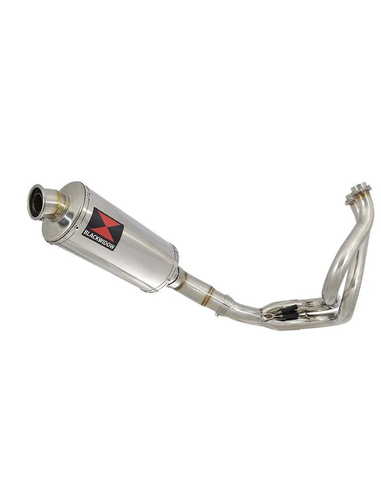 KLE 650 VERSYS 2007-2014 De Cat Ligne complètes + Ovale Silencieux En Inox 300mm