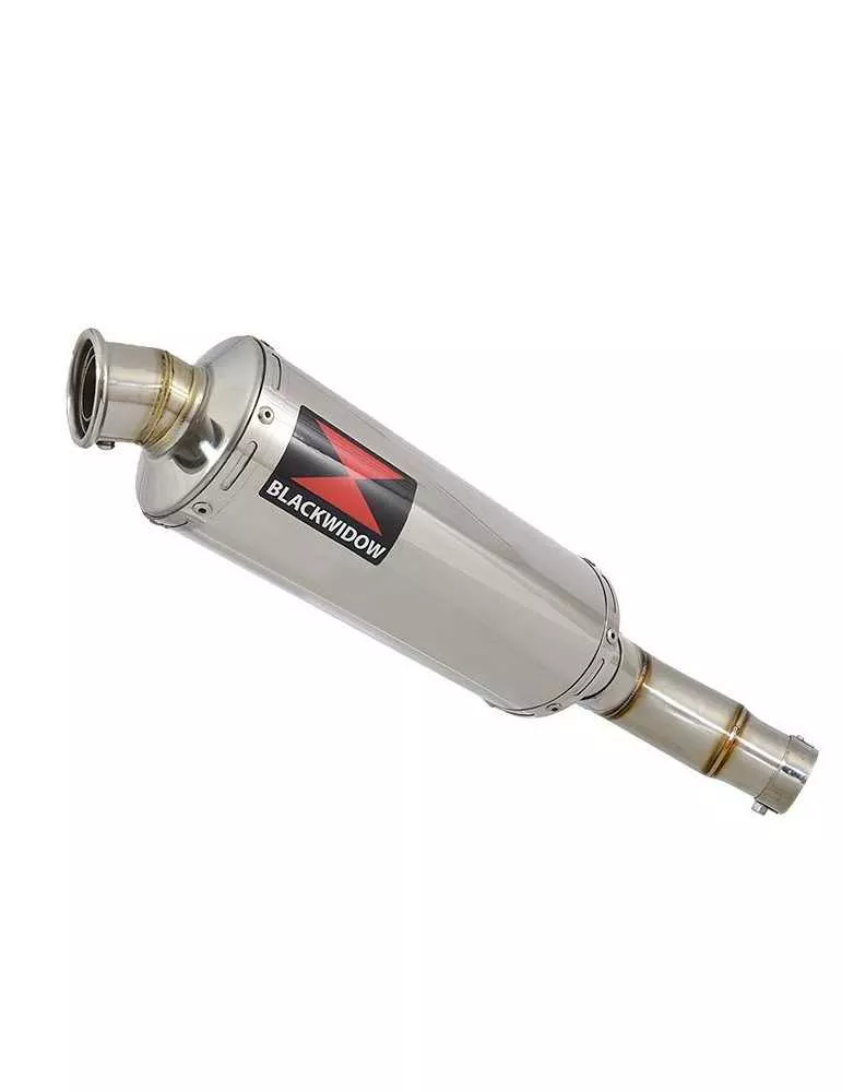 KLE 650 VERSYS 2007-2014 Exhaust tube de raccord et Rond Silencieux En Inox 300mm