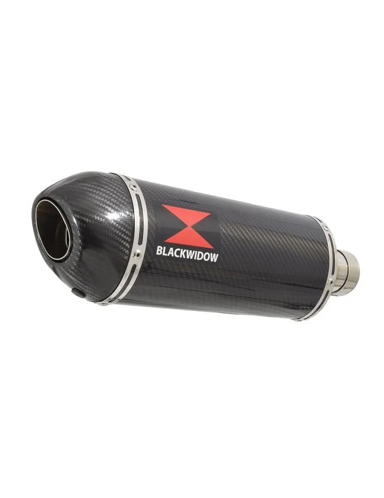 KLE 650 VERSYS 2007-2014 exhaust tube de raccord et Ovale En Carbone Silencieux + carbon tip 300mm