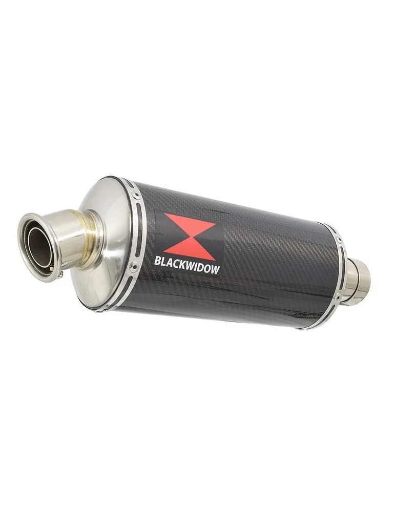KLE 650 VERSYS 2007-2014 exhaust tube de raccord et Ovale En Carbone Silencieux 300mm