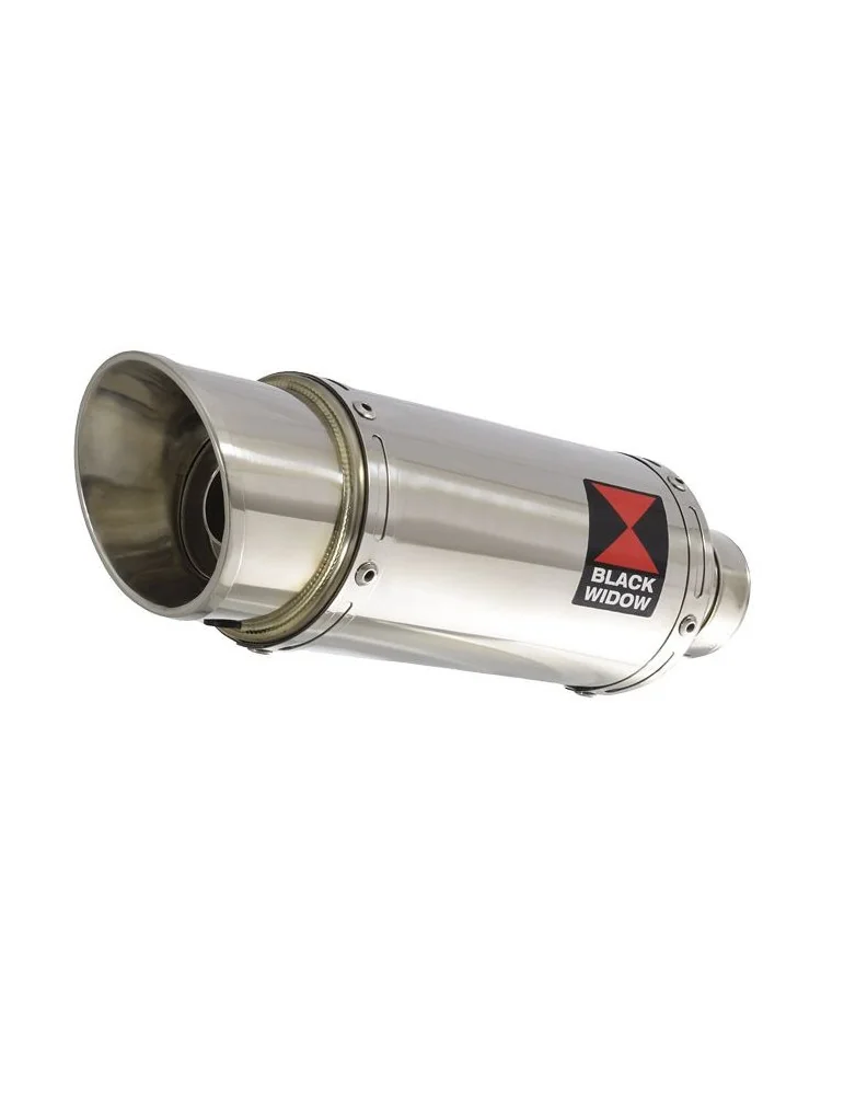KLE 650 VERSYS 2007-2014 exhaust tube de raccord et Rond Silencieux En Inox 200mm