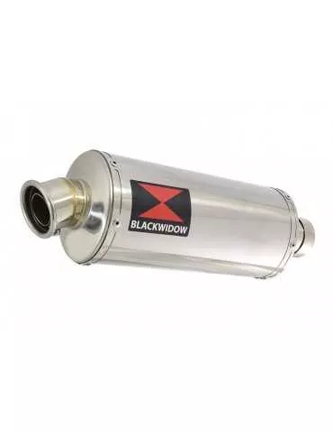KLE 650 VERSYS 2007-2014 exhaust tube de raccord et Ovale Silencieux En Inox 300mm
