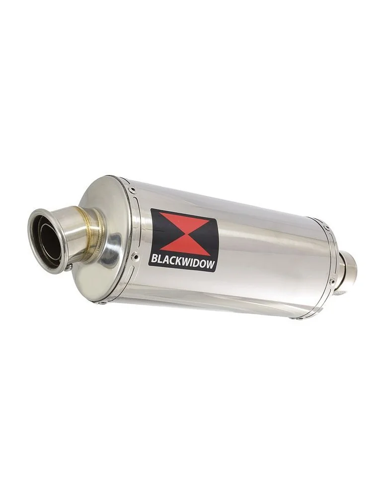 KLE 650 VERSYS 2007-2014 exhaust tube de raccord et Ovale Silencieux En Inox 300mm