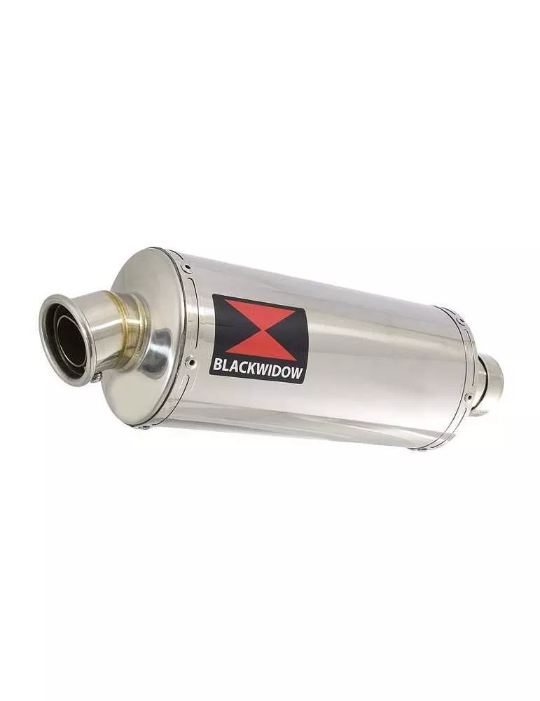 KLE 650 VERSYS 2007-2014 exhaust tube de raccord et Ovale Silencieux En Inox 300mm